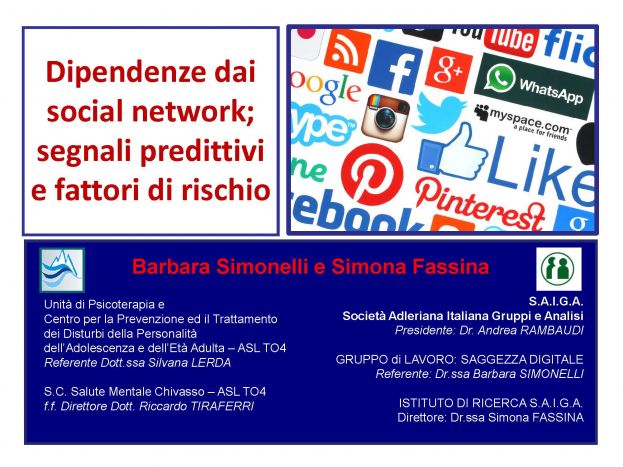 Dipendenze dai social network: segnali predittivi e fattori di rischio